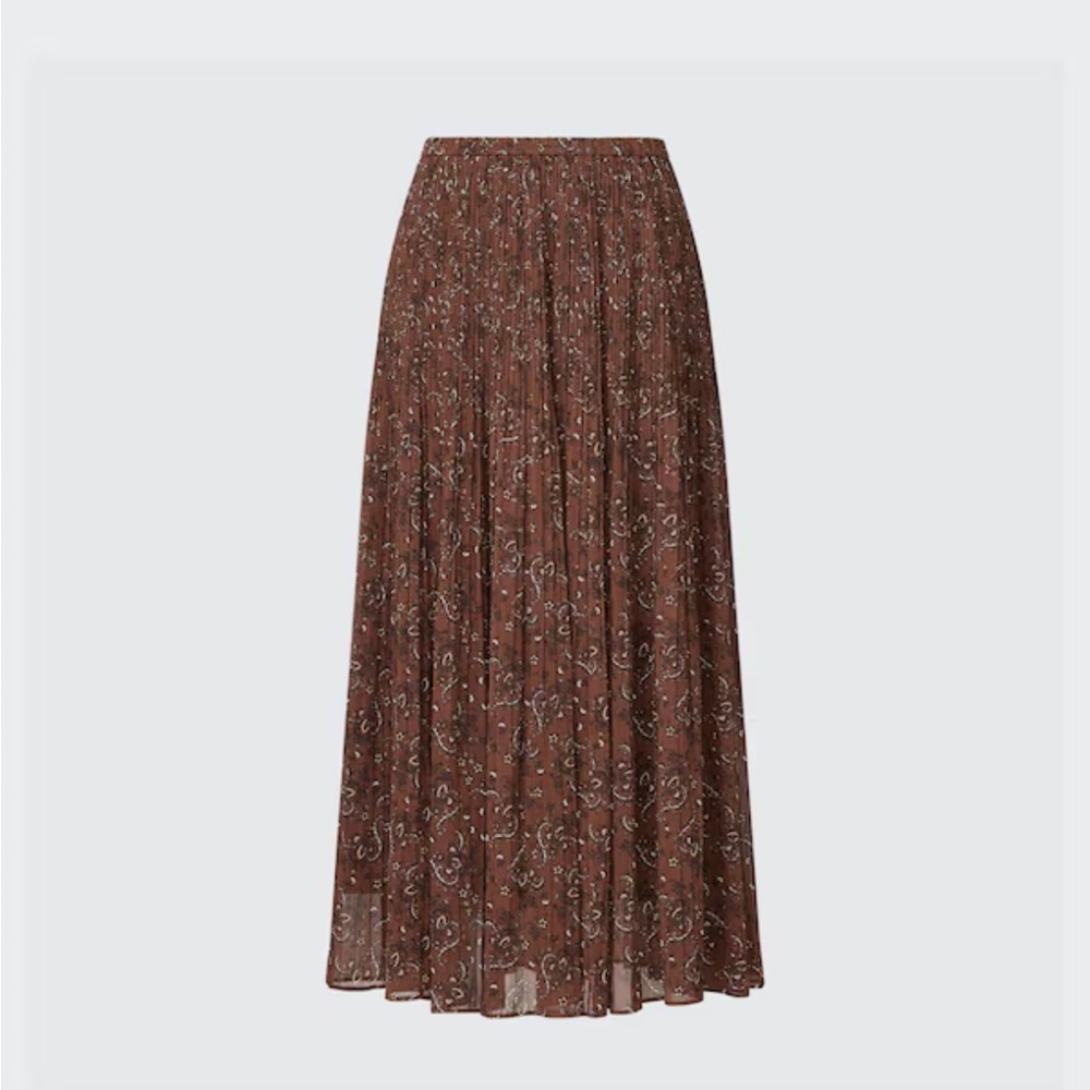 Uniqlo Chiffon Pleated Skirt